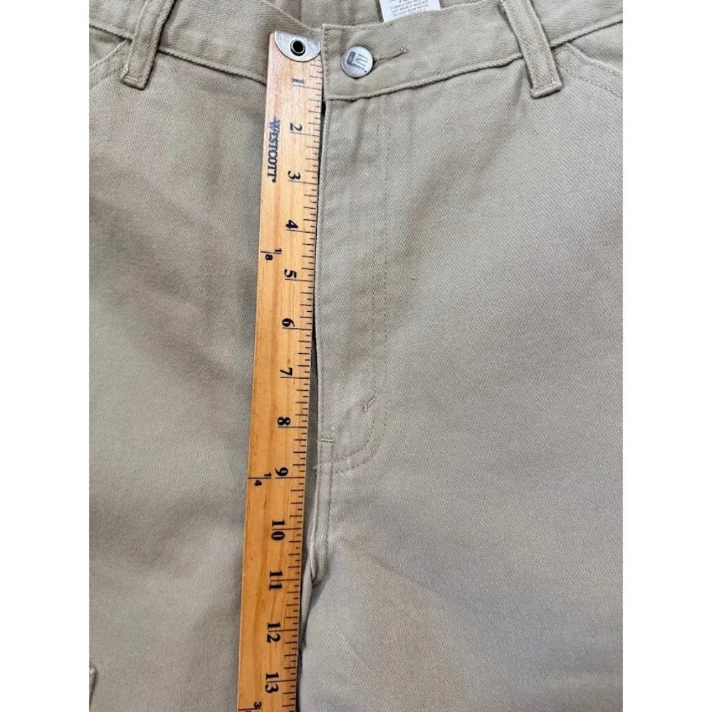 Levis L2 Khakis Mens 34x34 Vintage Cargo Carpenter Pants Straight Tan Deadstock